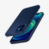ACS01612 - iPhone 12 Pro Max Case Thin Fit in black showing the back